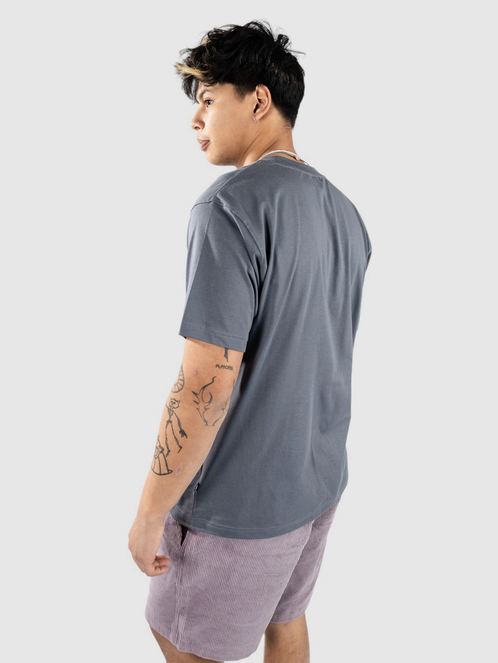 New Balance Linear Logo Relaxed T-Shirt graphite