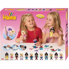 hama Perles à repasser midi 'Poupée à habiller', coffret