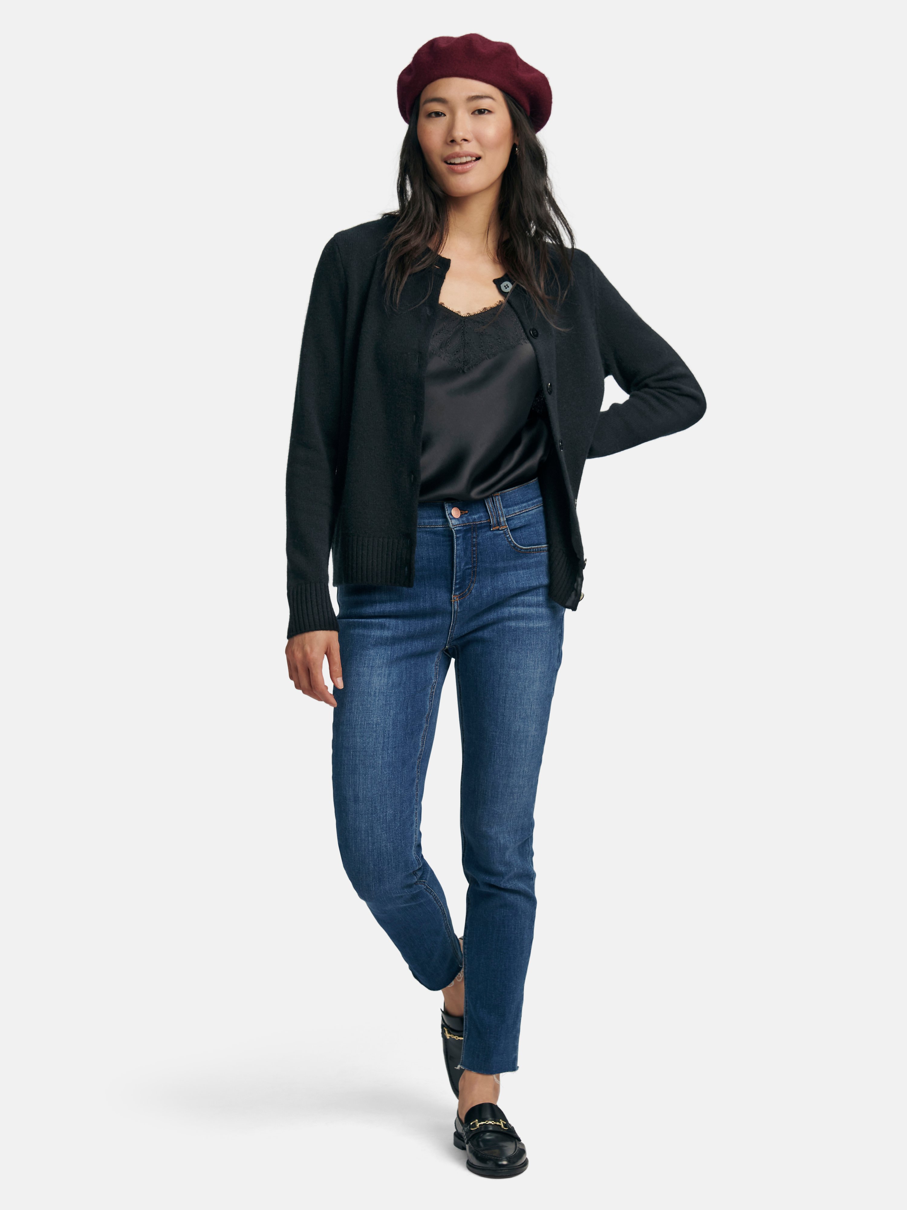 Strickjacke aus 100% Premium-Kaschmir