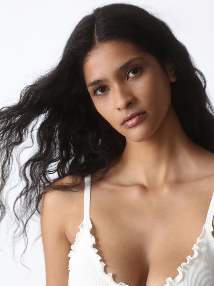 Conjunto com 2 sutiãs sem costura - Branco