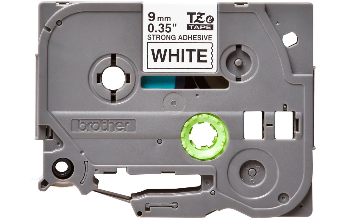 Beschriftungsband TZe-S221 Schwarz auf Weiss9 mm-Beschriftungsband für Etikettendrucker
