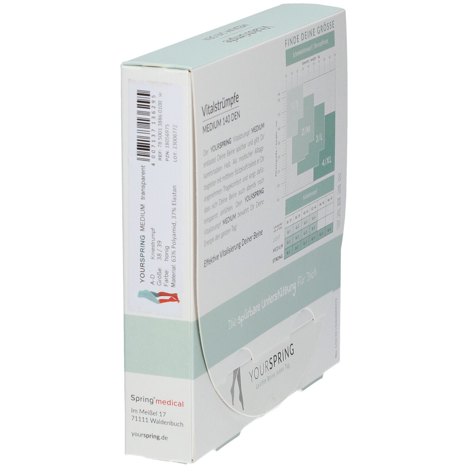 Spring® YOURSPRING MEDIUM Gr. 38/39 honig