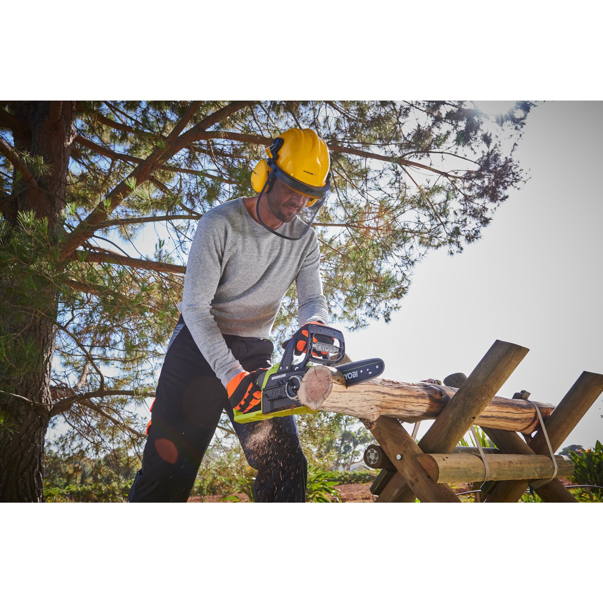 Ryobi Kettensäge ONE+ Akku-Kettensäge RCS1830-140B, 18Volt
