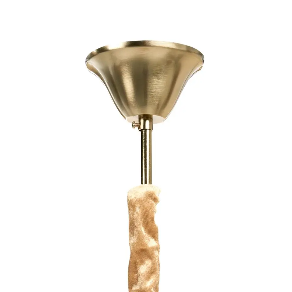 AGUARICO - Kroonluchter - Messing/Transparant - Glas