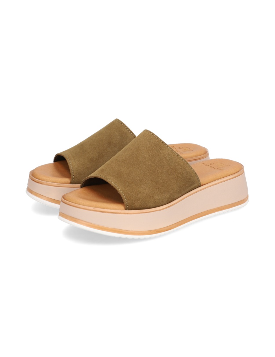 Veloursleder Pantoffel