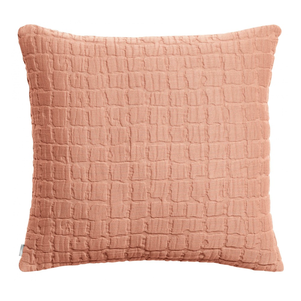 Coussin stonewash swami argile 45 x 45 cm