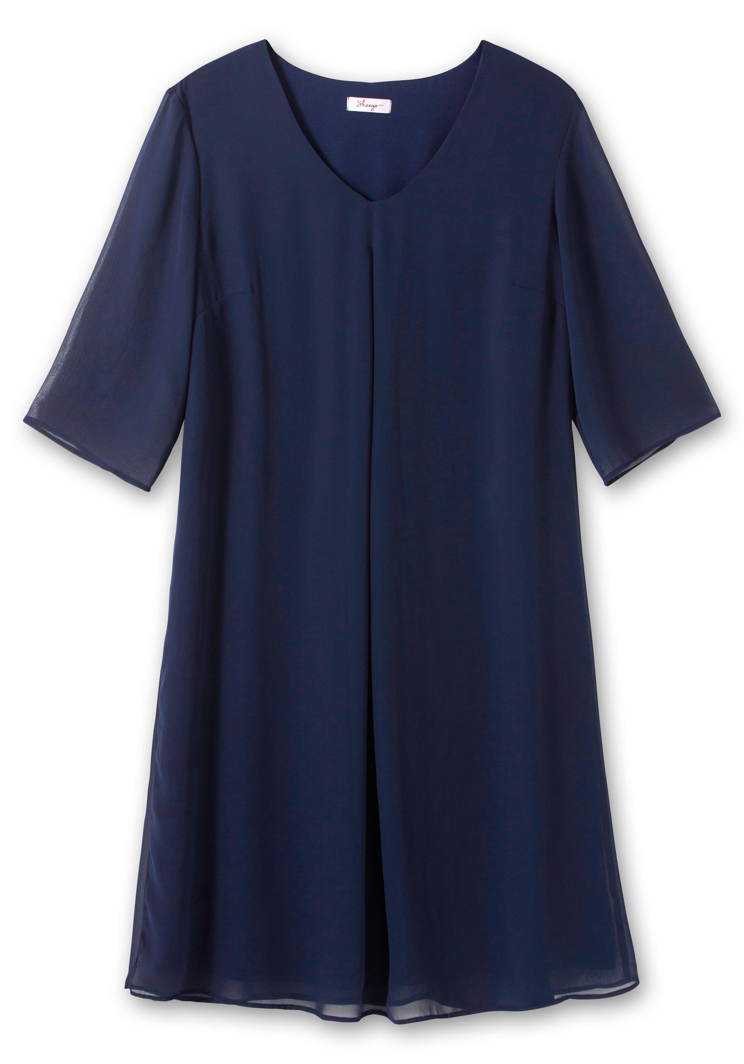 Cocktailkleid im Layerlook, aus Chiffon