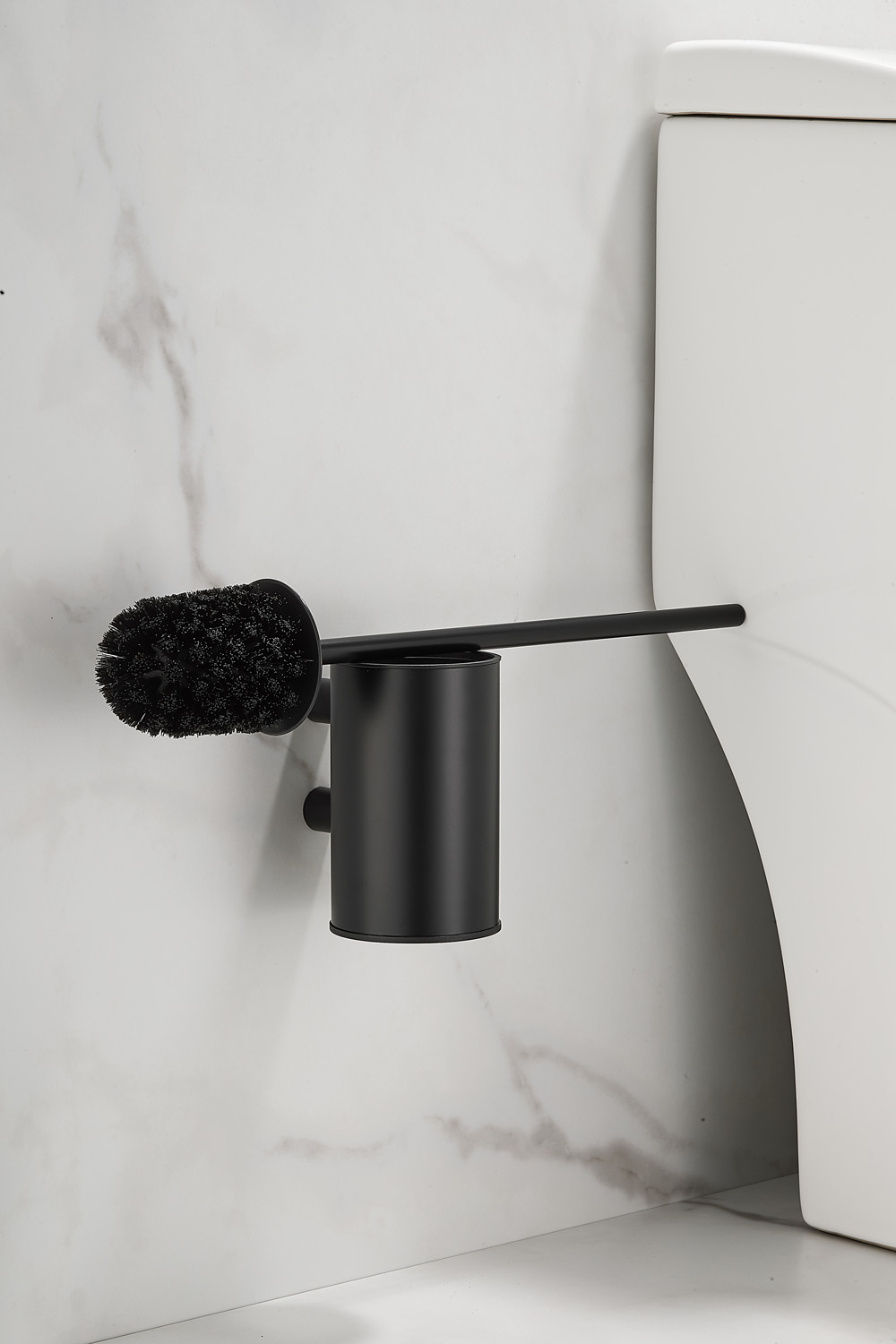 Saniclear Academy toiletborstel zwart mat