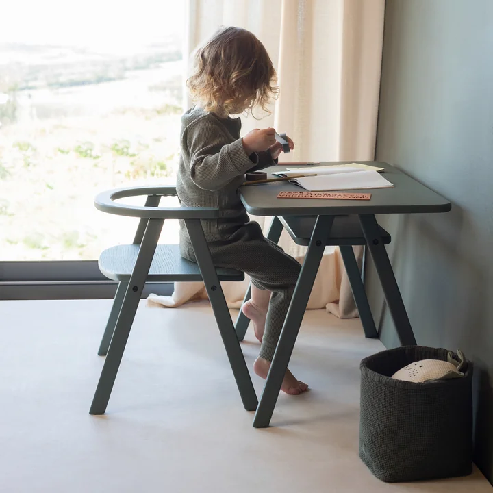 Nobodinoz - Growing Green Kinderstuhl, Eiche natur