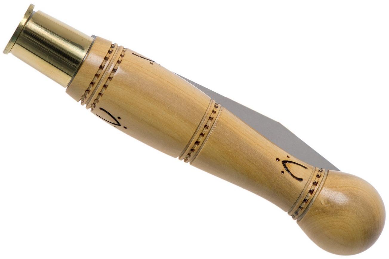 Nontron No. 22 Turning Ferrule, Boxwood, ball shape NN22BO zakmes
