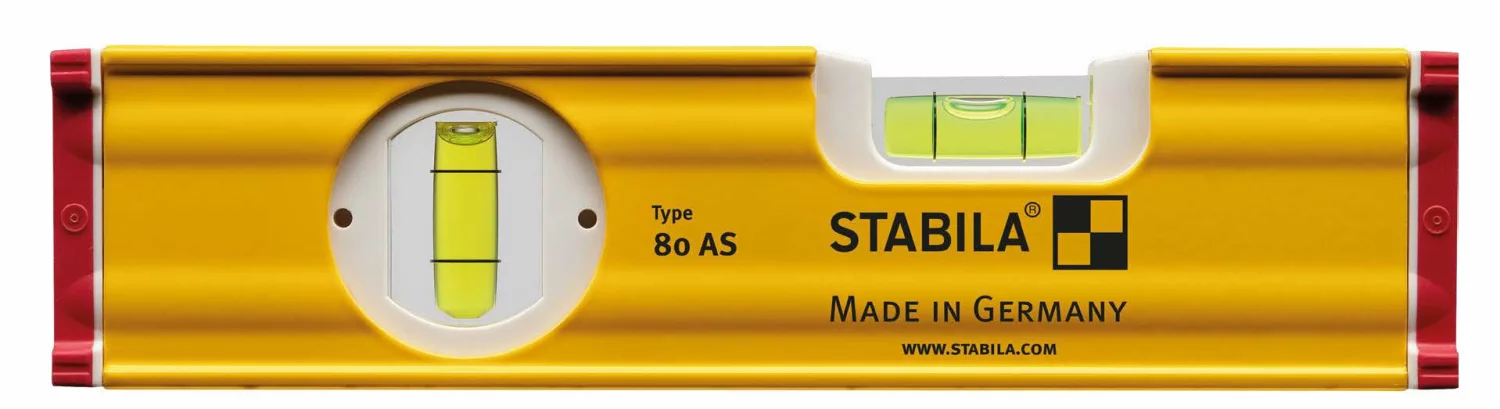 Stabila AS 80-2 Waterpas - Aluminium - 200mm