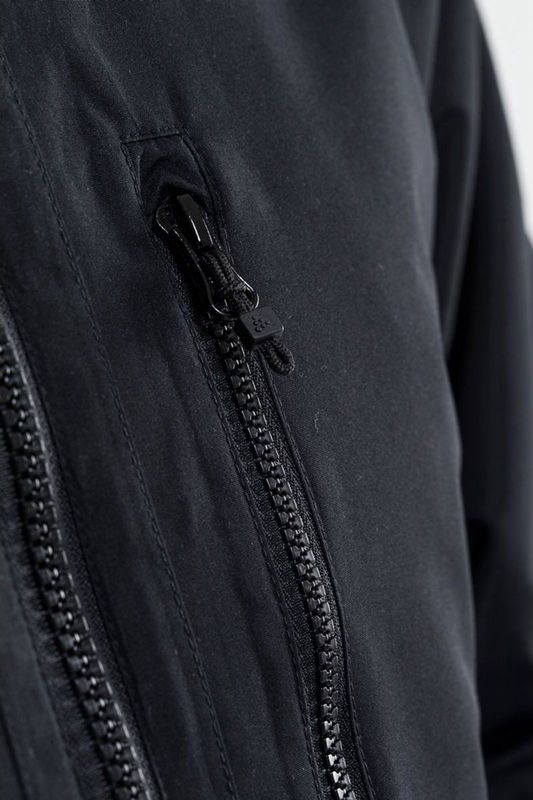 Craft - Parka - Lange Gewatteerde Jas - Duurzaam - Windbescherming - Zwart