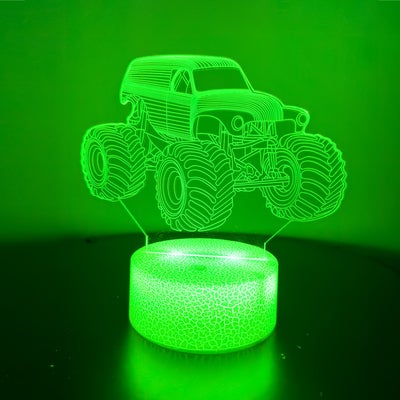 Powerpal 3D-Nattlampe Monster Truck