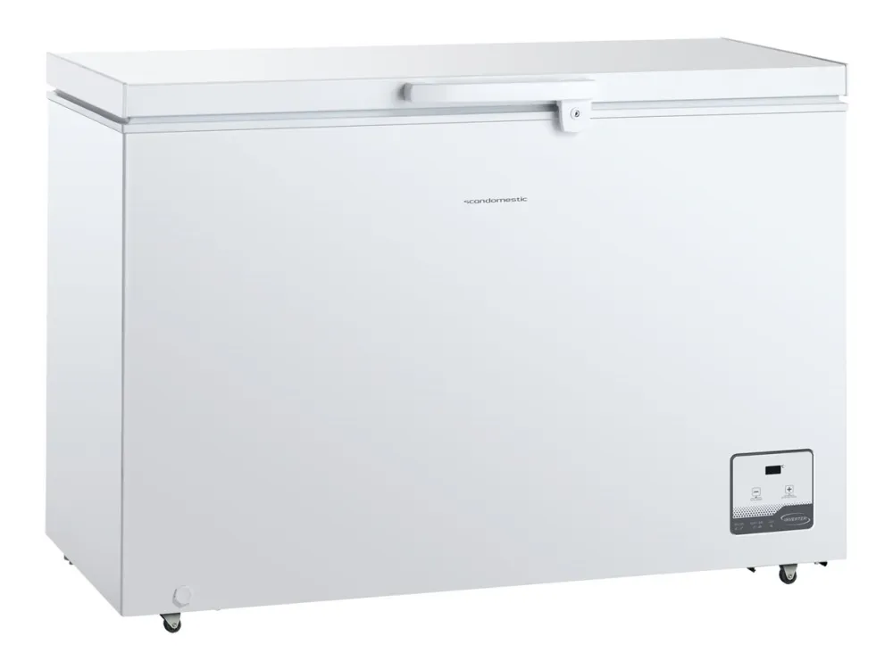 Scandomestic Standard CF400WE - Kumme - bredde: 136.5 cm - dybde: 73 cm - højde: 83.5 cm - 400 liter - Klasse E - hvid