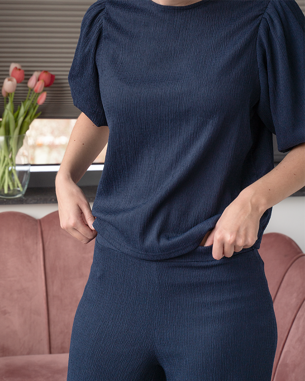 Top - Blauw