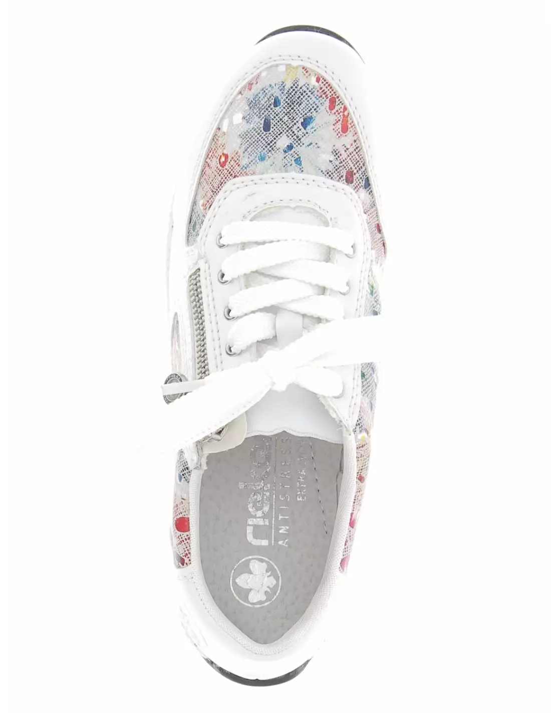 RIEKER N1112-90 - Baskets WEISS-MULTI