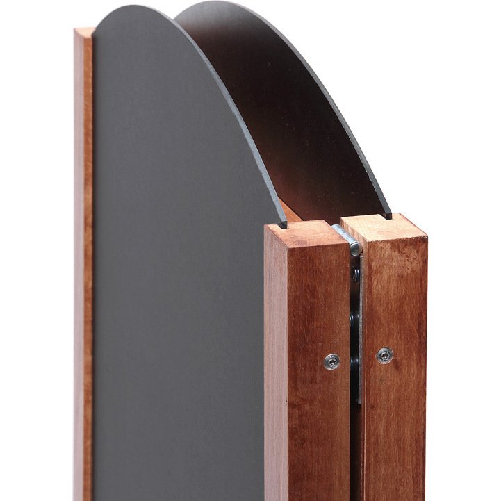 Chevalet ardoise Natura Chalk Fast-Switch avec cadre brun clair
