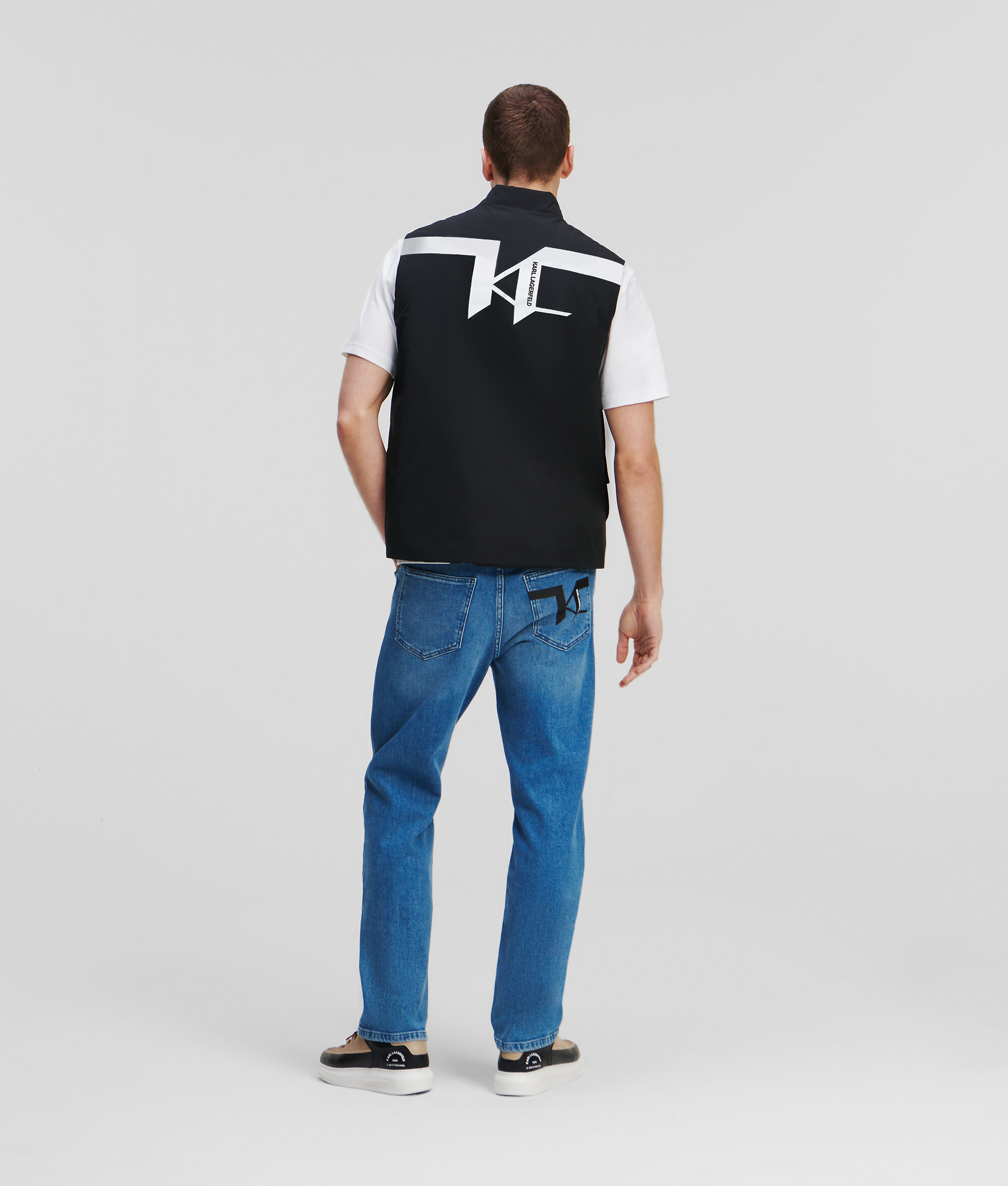 VESTE KL MONOGRAM SANS MANCHES ET REMBOURRÉE
