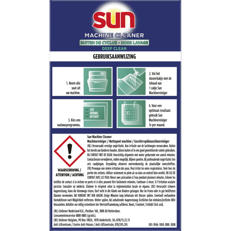 Sun Optimum machinereiniger