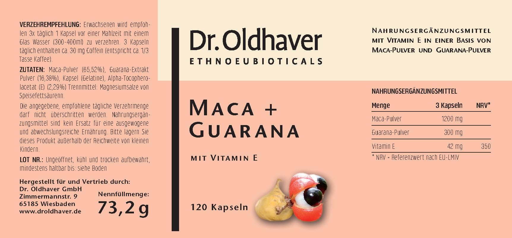 Dr. Oldhaver Maca + Guarana