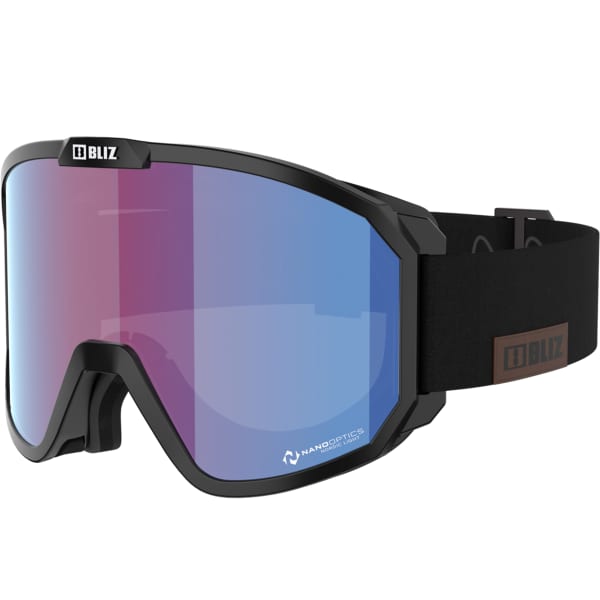 Masque de ski BLIZ RAVE MATTE BLACK W WHITE LOGO / VIOLET W BLUE MULTI
