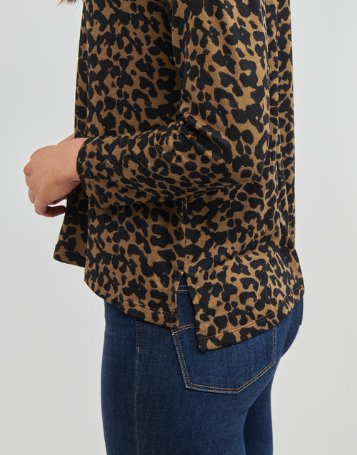 Only - ONLANA L/S AOP TOP CC JRS - Marron