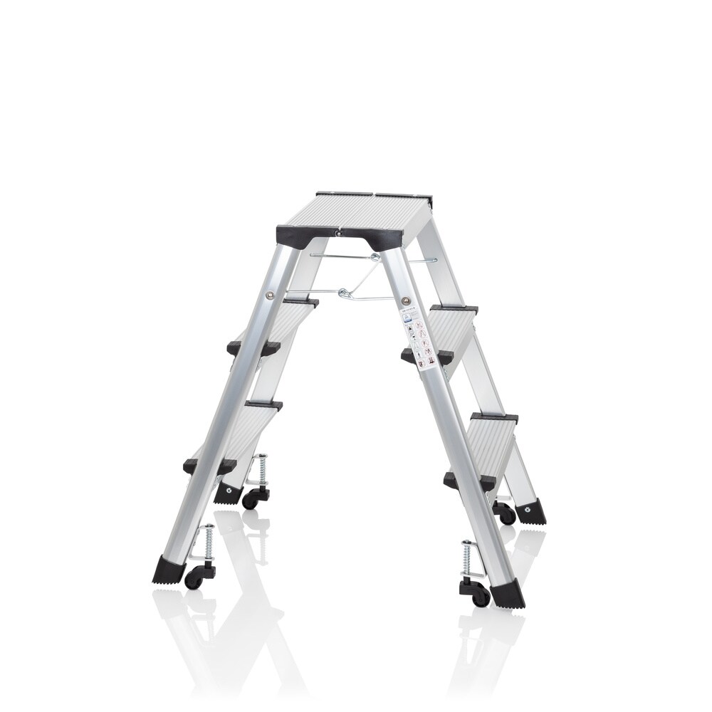 Klappleiter SOLID IV Aluminium hjh OFFICE