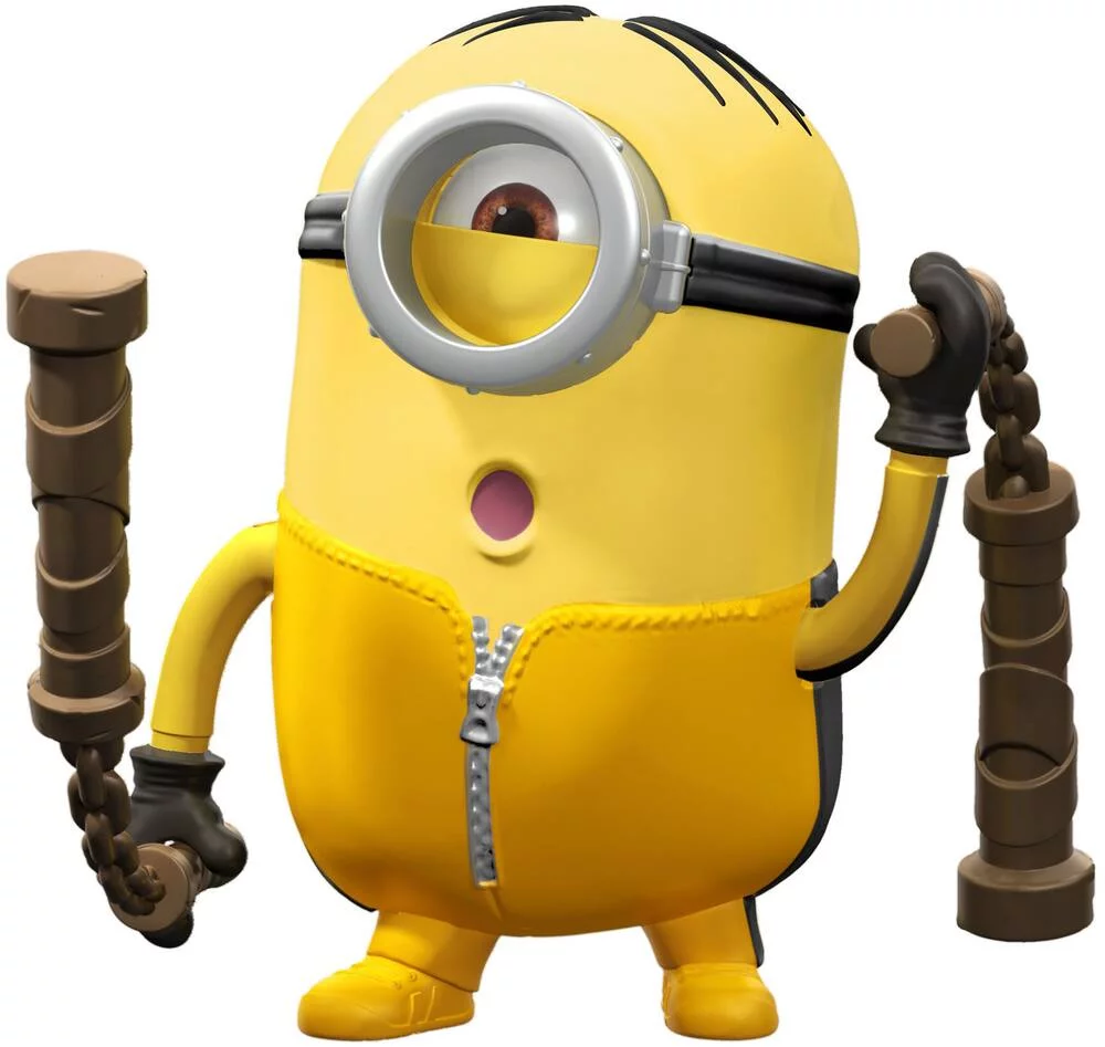 FIGURINE ACTION 11 CM STUART ET NUNCHAKU - MINIONS