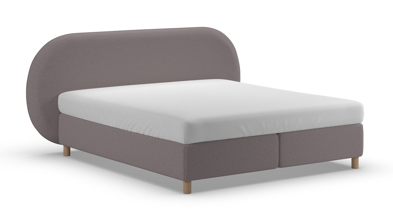 Boxspring Flow - Warm wool dark grey