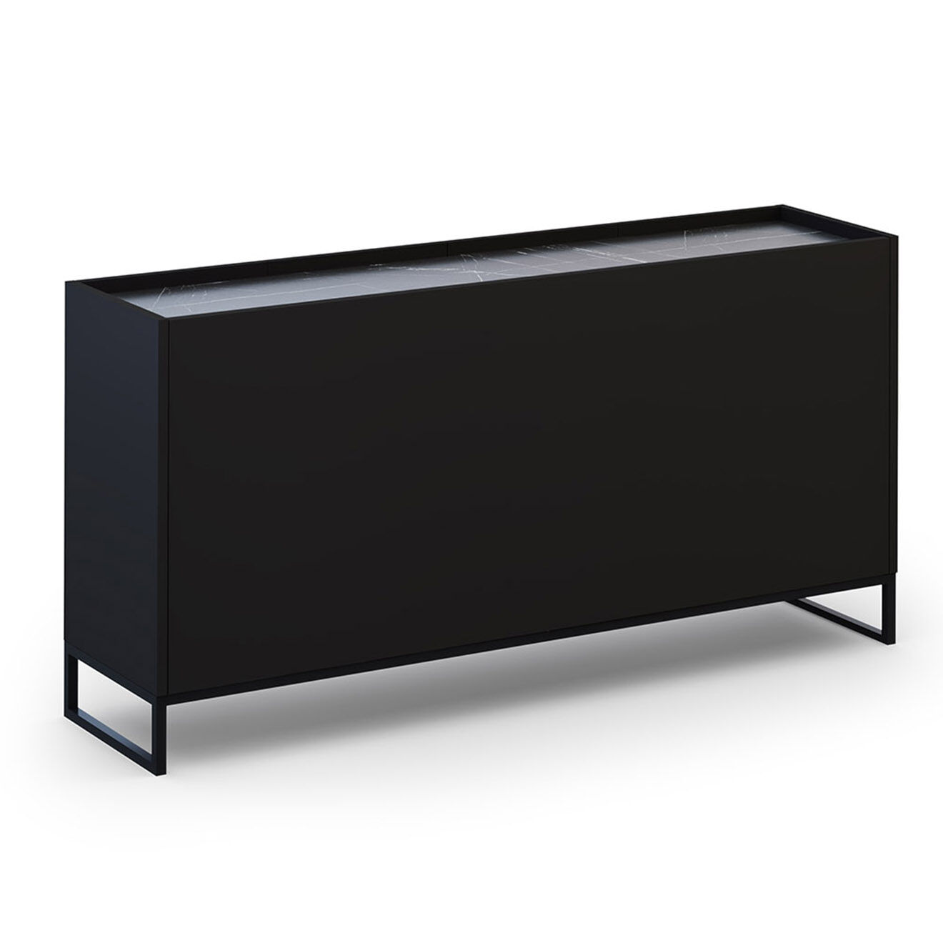 Windsor & Co Buffet Helene noir - 160x40x80 cm