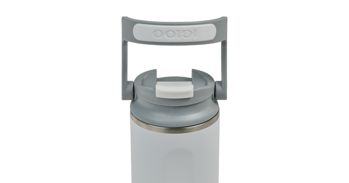 IglooFlip ‘n’ Sip Tumbler 16 oz, 0,47 liter drinkfles  (Wit)