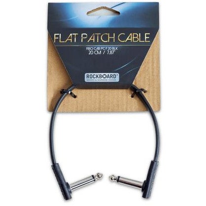 RockBoard Flat Patch Cable mono jack haaks 20 cm