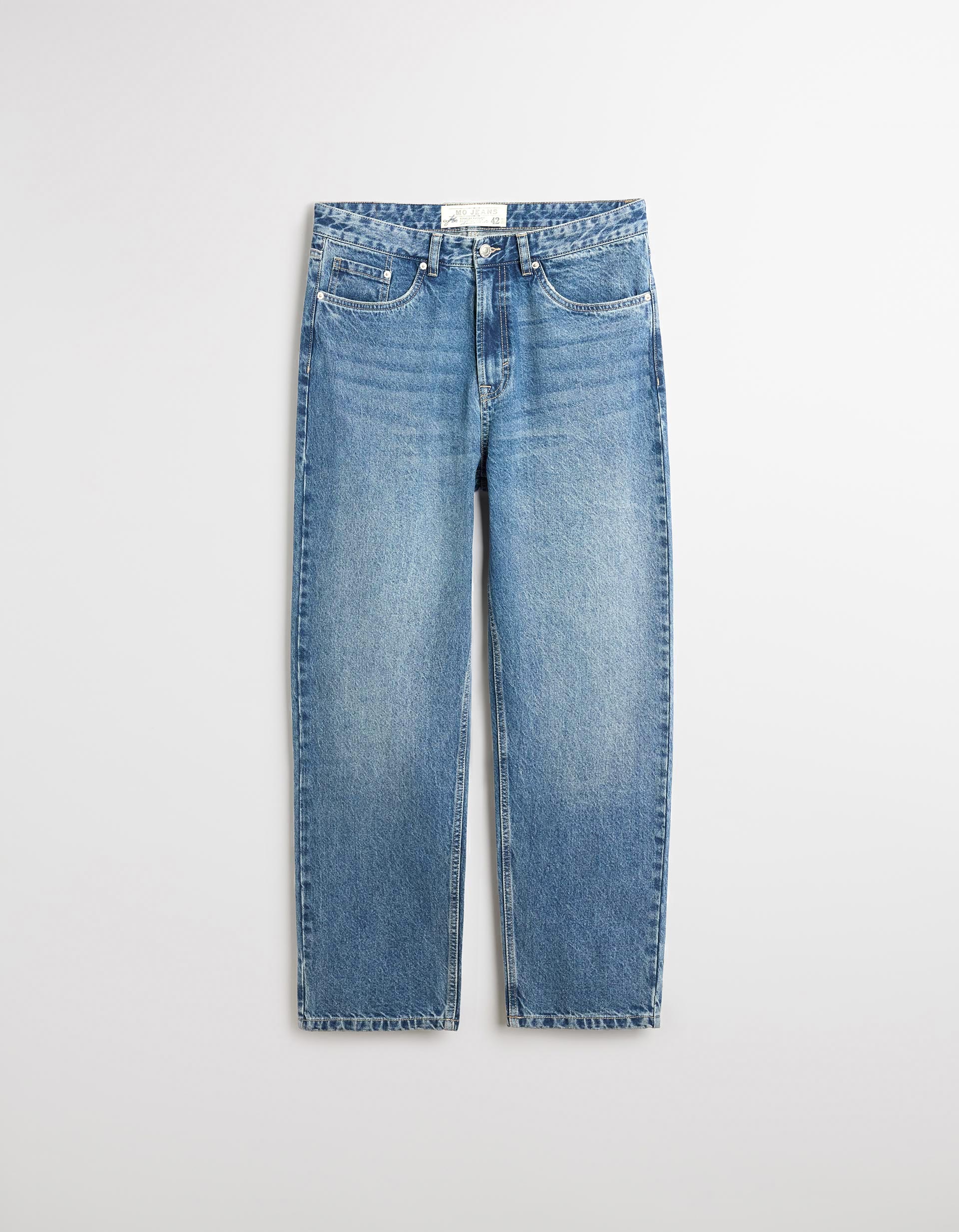 Calças de Ganga 'Loose Fit', Homem, Azul