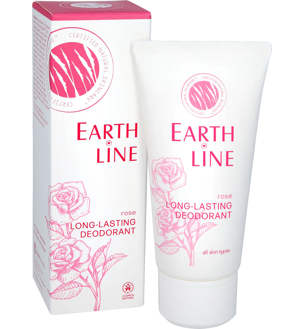 Earth-Line Long lasting deodorant rose (50 ml)