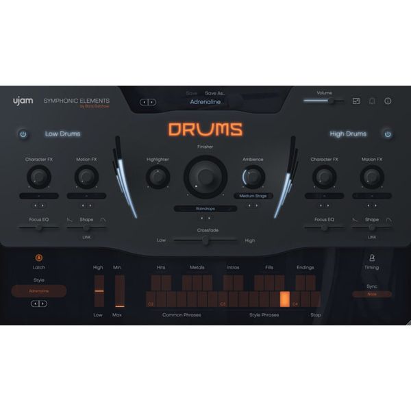ujam Symphonic Elements Drums