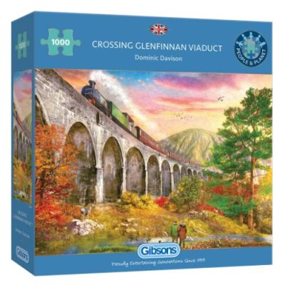 Crossing Glenfinnan Viaduct 1000 Piece Jigsaw Puzzle
