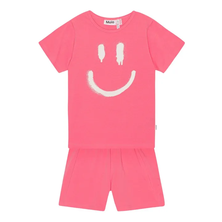 Molo Ensemble de Pyjama Luvis Coton Bio  | Rose