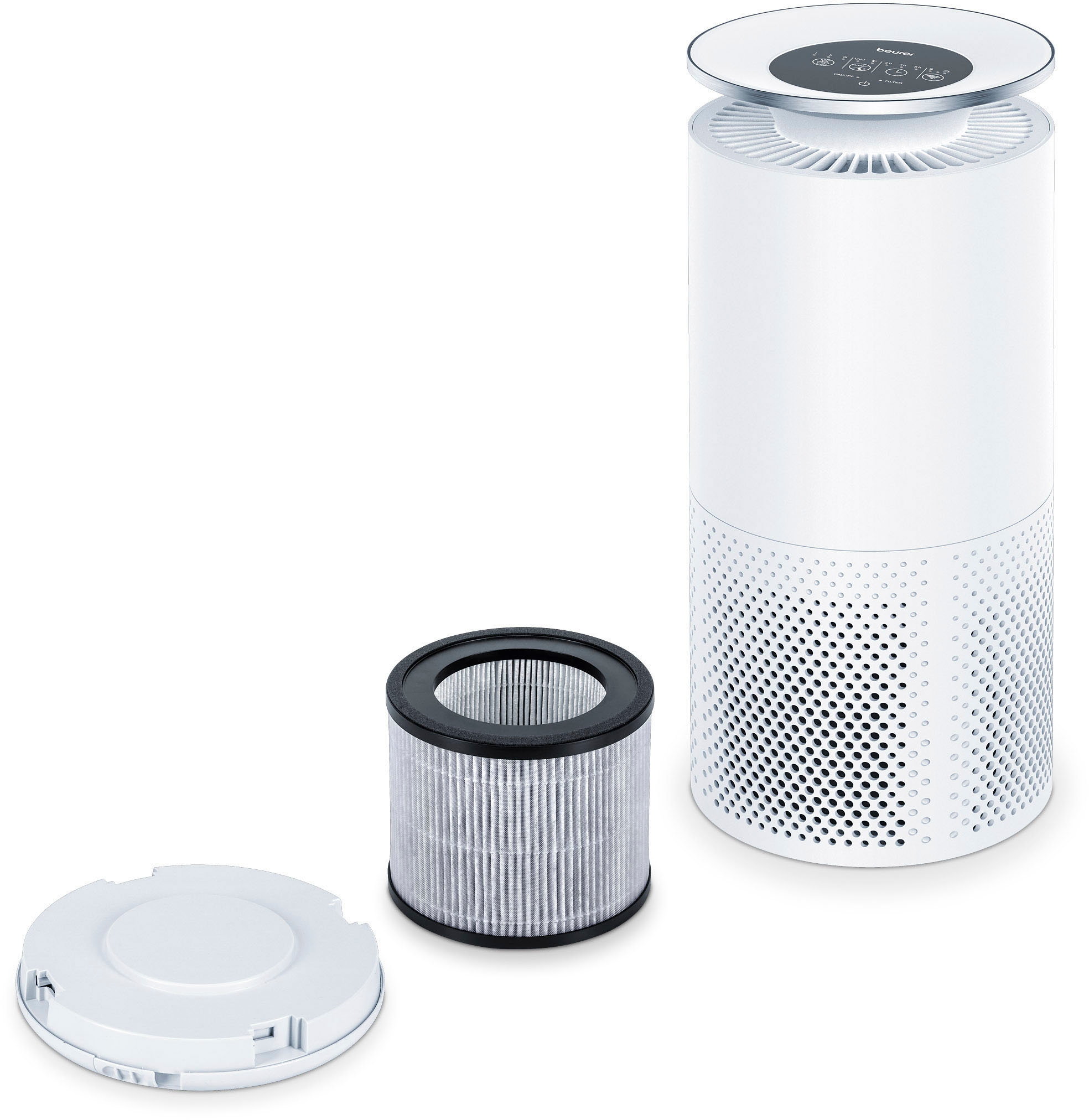 BEURER Luftreiniger »LR 400« mit App, HEPA H13 Filter, für Räume bis 69m², Timerfunktion
