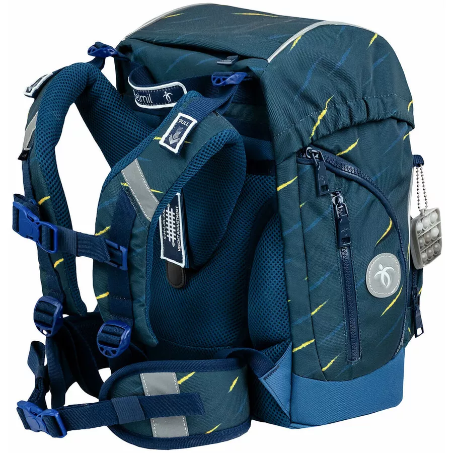 Belmil Schulranzen Premium Comfy Plus Set 5-teilig Orion Blue