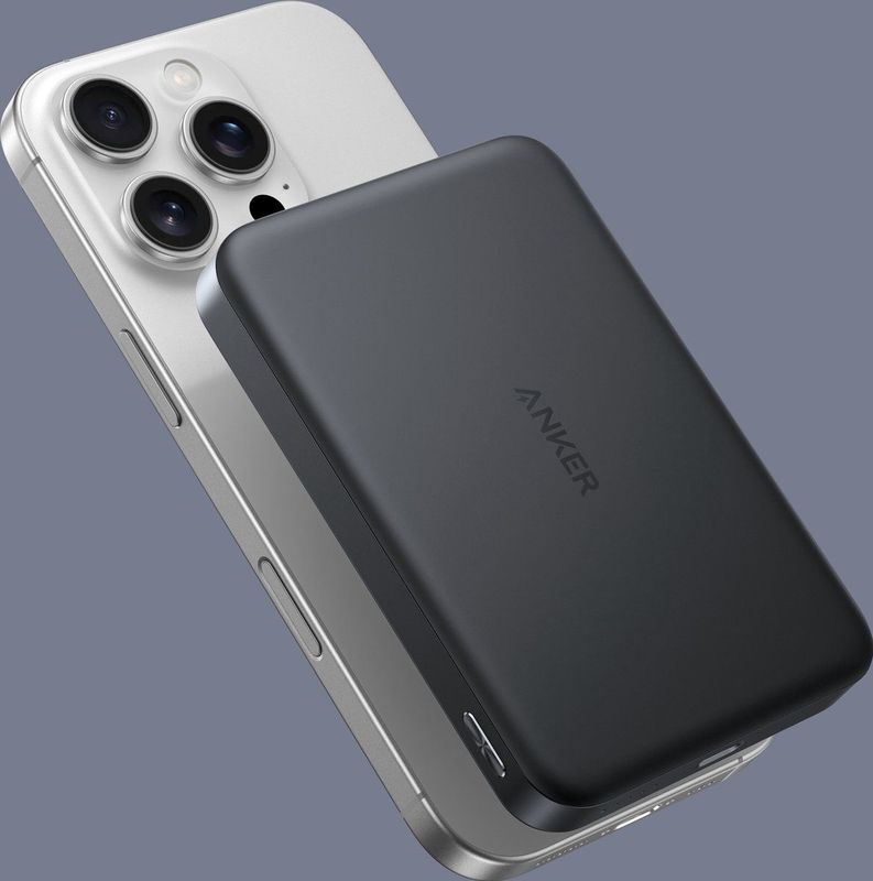 Anker - MagGo Slim - Powerbank - Zwart - 10.000 mAh