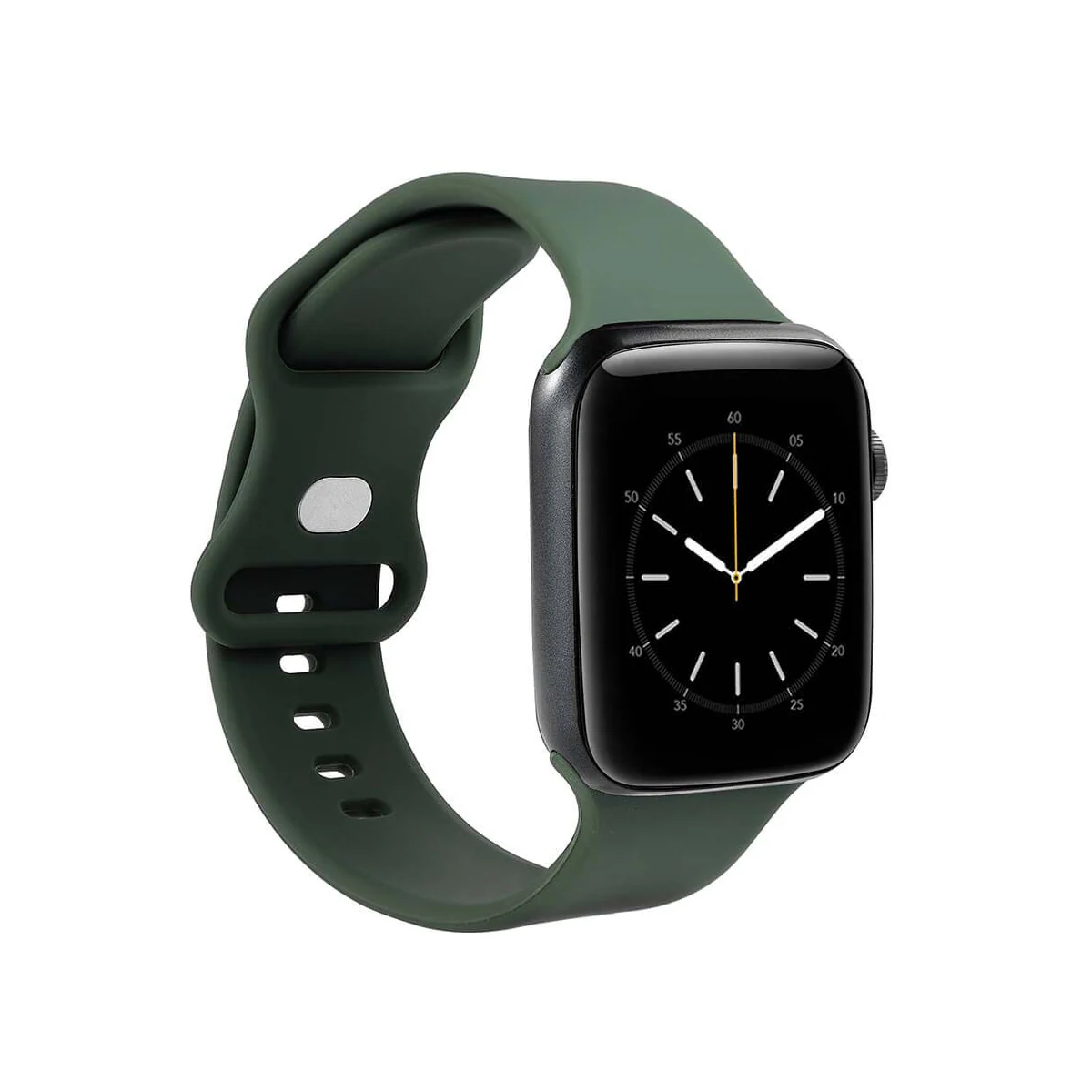 Gear silikonreim til Apple Watch 38-41mm (oliven)