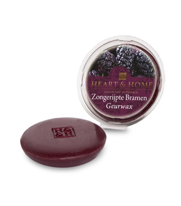Heart & Home Geurwax- Zongerijpte Bramen 1st