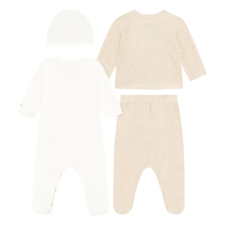 Petit Bateau Coffret Cadeau Naissance Mairy | Gris chiné