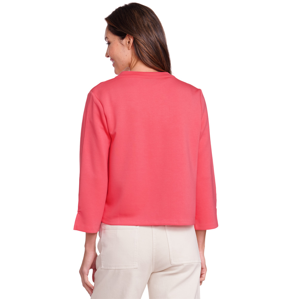 Gina Benotti Damen Sweat-Blazer aus Modal-Mix pink