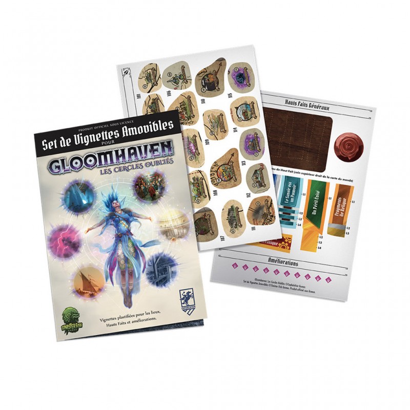 Gloomhaven : Forgot Circles Remov. Sticker Set
