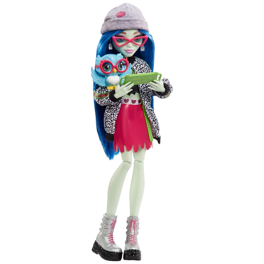 Monster High Ghoulia Yelps Puppe mit Haustier und Zubehör