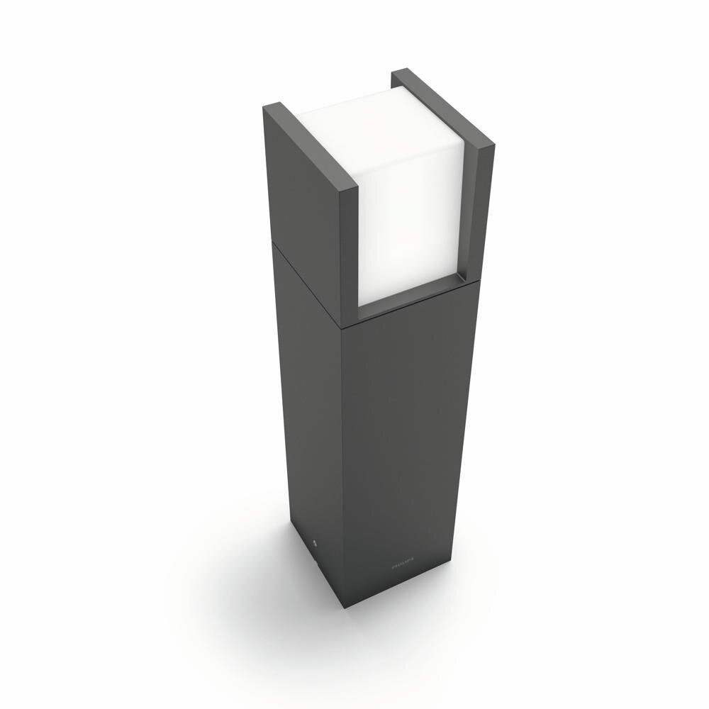 Philips LED Arbour padverlichting in antraciet, 3,8W, 800lm, IP44, 400mm