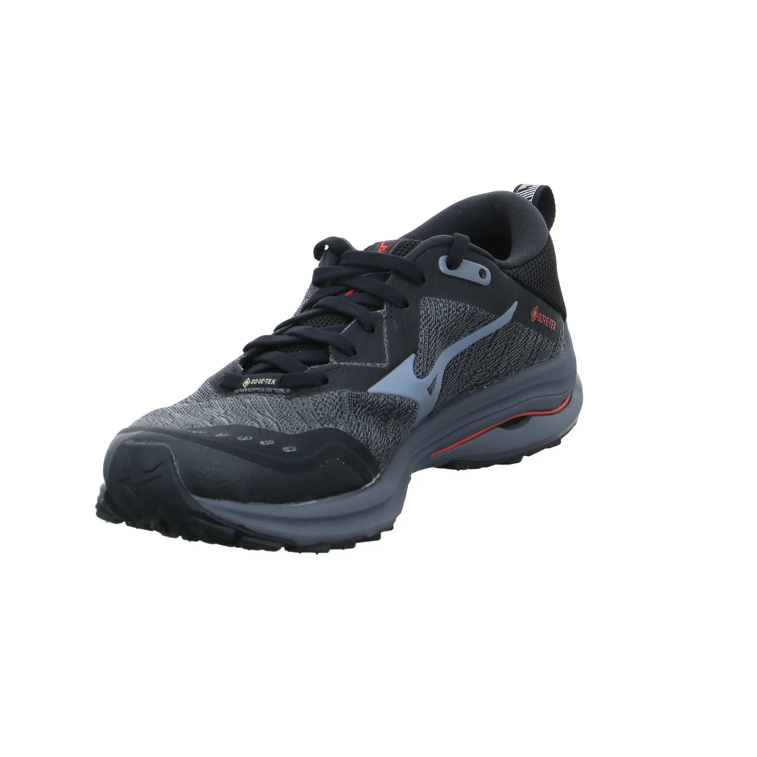 MIZUNO Running Crossschuhe Grau Synthetik  Wave Rider GTX Mizuno