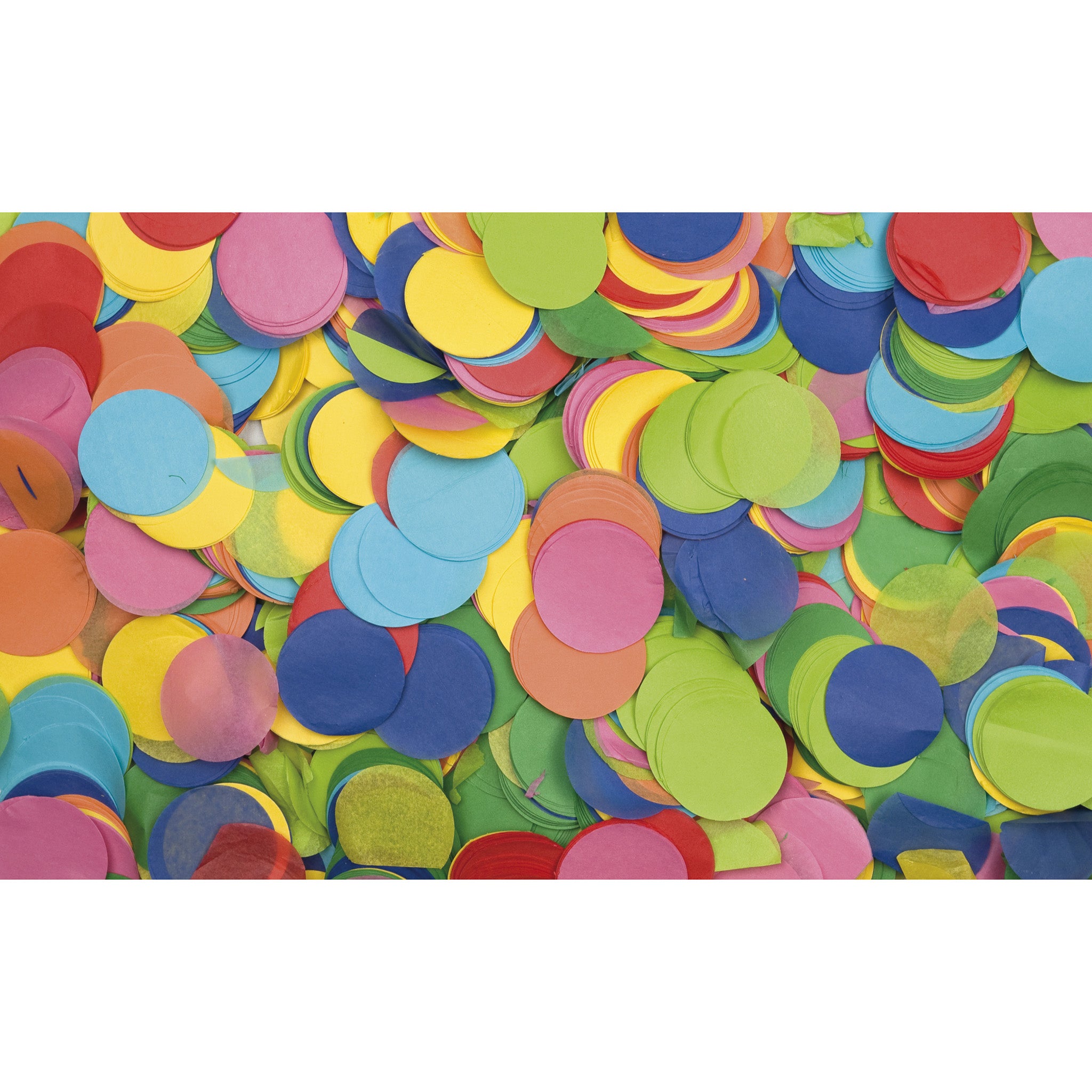 Showgear Metallic Confetti rond 1 kg 55 mm, meerkleurig