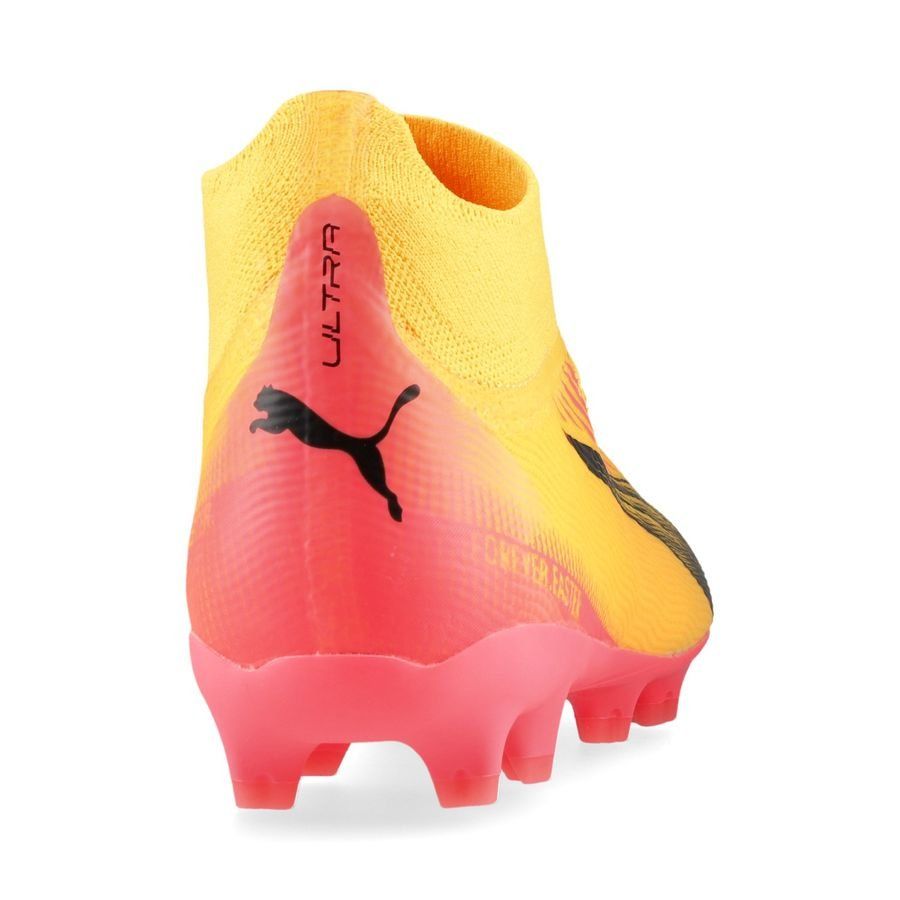 PUMA Ultra Pro FG/AG Forever Faster - Sun Stream/Noir/Crépuscule Enfant